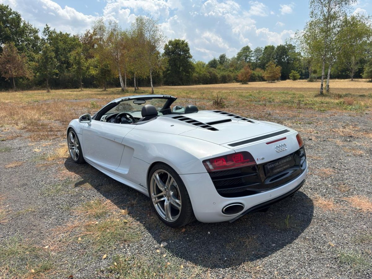 Audi R8 Spyder V10 5.2 577 ch Quattro gris - Armada Automobiles Pithiviers