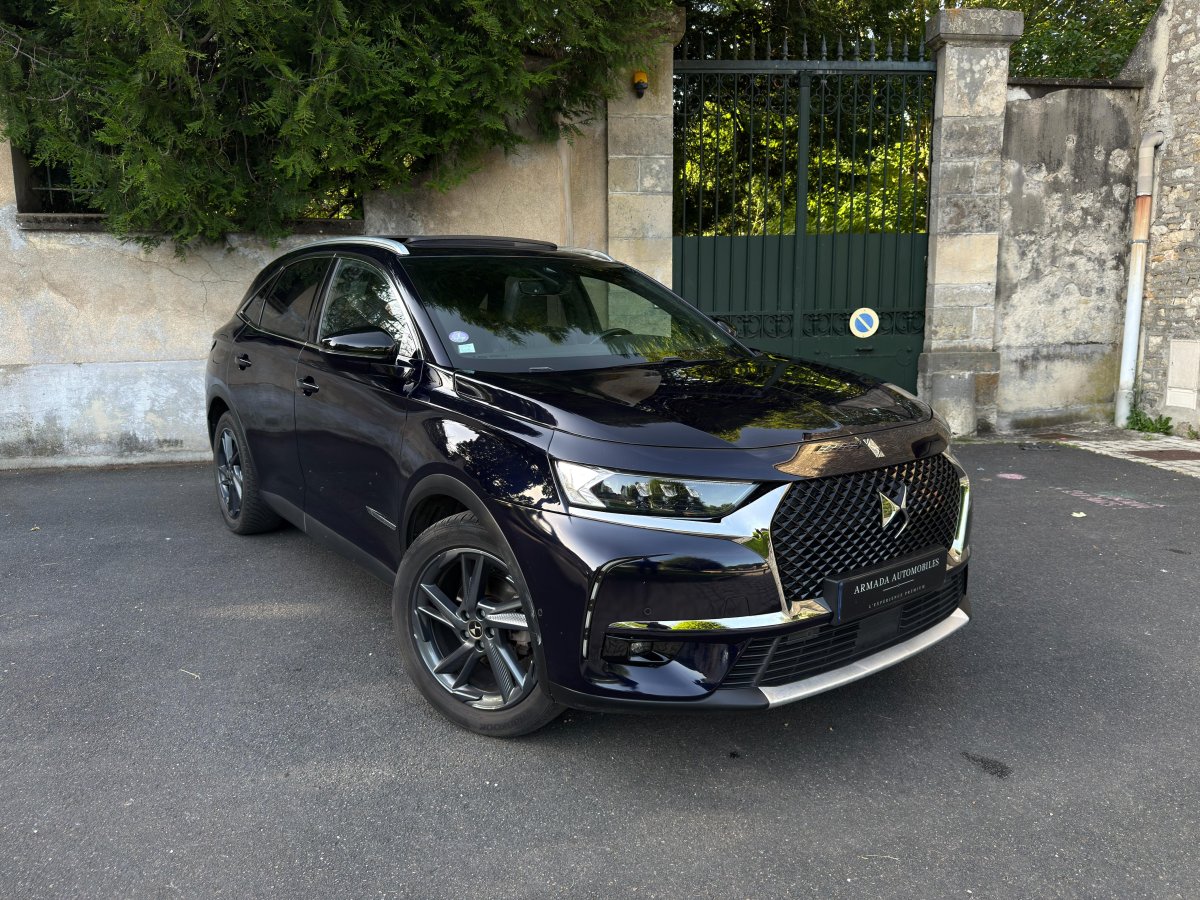 DS 7 Crossback 1.6 180 Grand Chic bleu - Armada Automobiles Pithiviers